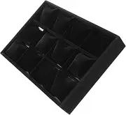 Ipetboom Stackable Jewelry Tray Organizer with Pillow for Watches and Bracelets Versatile Display Box for Jewelry Stores Compact Design for and Transport