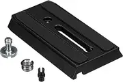 Manfrotto 501PL Rapid Connect Sliding Plate with 1/4 inch and 3/8 inch Camera Fixing Screws