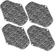 Healvian Reusable Sanitary Pad Bamboo Charcoal Fiber Sanitary Napkin Washable Menstrual Pads Care