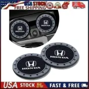 2 pk Cup Mat Car Drink Holder Insert Silicone Coaster Set for Hon-da Style 2