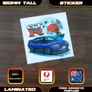 Nissan R32 GTR Style Sticker Decal RB26 Godzilla Turbo JDM Bathurst Bumper Car