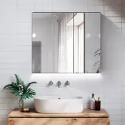 75CM Smart Sensor Control Bathroom Wall Hung LED Mirror Cabinet Vanity Makeup