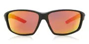 Salice 014 RW NERO/RW ROSSO Men's Sunglasses Black Size Standard