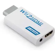 Wii/Wii U HDMI Adapter Wii to HDMI Converter Adapter HD Audio Video Output