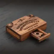 Wooden Miniature Spirit Board Drawer Mini Ouija Board Box Home Decor