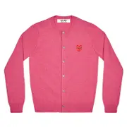 [COMME des GARCONS PLAY] 雙眼女式開襟衫