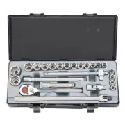Force 1/2" Drive 24 Piece Metric Socket Set - 4245B