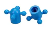 Porkchop BMX Iliad Faucet old school BMX bicycle valve caps - MAUI BLUE