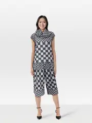 Black & Grey Checkered Set