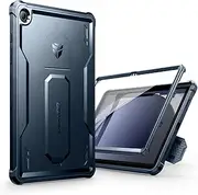 [Dexnor] Full-Body Case for Samsung Galaxy Tab A9+ Plus 11 inches (2023), Heavy Duty Rugged Shockproof Dual Layer Bumper Protective Cover with Built-in Screen Protector & Kickstand - Blue