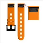 Silicone Strap Replacement Easy Fit Watch Band For Garmin Fenix5 ORANGE COLOR