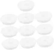 Cabilock Lint Roller Protective Covers 10pcs Replacement Covers for Sticky Roller Lint Roller Accessory Covers Hair Roller Protective Covers Lint Roller Replacement Parts Plastic Lint Remover Covers