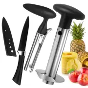 Pineapple,Apple and Fruit Corer Slicer Set,with pineapple corer and slicer,Ap...
