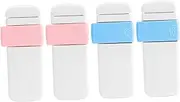 ANDRESLAD 4pcs Safety Cabinet Locks Durable Cupboard Protection Buckles for Childproofing Doors and Drawers Easy to Install Non Damaging Adhesive Adorable Design