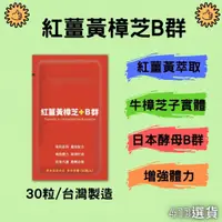 在飛比找蝦皮商城精選優惠-【413嚴選】紅薑黃樟芝+B群膠囊30粒 應酬 專利配方 牛