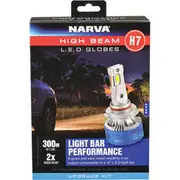 Narva High Beam LED Headlight Globes - H7, 12/24V, 18447H
