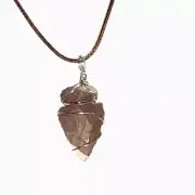 Jasper Flint Spearhead Arrowhead pendants Collection Point Blade tribal stones