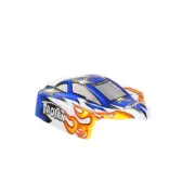 18501 HSP RC 1/16 Off Road Buggy Blue & Flame Body Shell 20X12cm Redcat Himoto