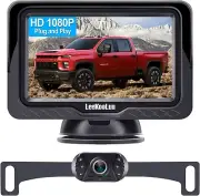 Backup Camera Reverse Car Rear View HD Parking System Night Vision 4.3" Monitor