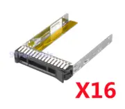 16PCS 2.5" SAS HDD Caddy Tray for IBM Thinksystem SR860 SR650 ST558 SN550 SR950
