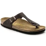 BIRKENSTOCK Women's Gizeh Habana Oiled Leather Sandal (regular width) - 0743831,