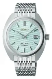 Seiko King Seiko Automatic 39.4mm Blue Dial Stainless Steel Watch SJE115