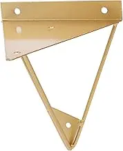 WHAMVOX 1Set Stylish Iron Shelf Bracket Triangle Support for Floating Shelves Thick for Book Racks Wall Racks and Closet Partitions Strong and Stable Design