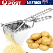 Potato Ricer Stainless Fruit Vegetable Masher for Smooth Fluffy Mashed Potatoes