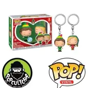 Elf - Buddy & Jovie Pocket Pop! Keychain 2-Pack "New"