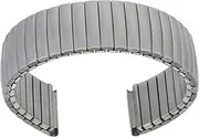 20mm Women/Men’s Stainless Steel Stretch Watch Band, Flex Radial Expansion Replacement Strap by TimeChant 1673