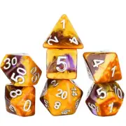 SDZ0009-08 Sirius Dice RPG Dice Set (7): Amethyst Geode