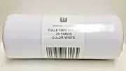 Lot of 3 New sealed 25 Yards TULLE Rolls Fabric 100% Nylon Gift Wrap Made in USA