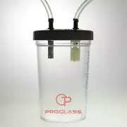 Lab 1000mL Buffer bottle Anti-back suction with Scale,Clear Polycarbonate