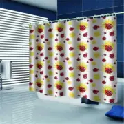 Red Chafers Yellow Suns 3D Shower Curtain Waterproof Fabric Bathroom Decoration