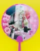 【震撼精品百貨】Hello Kitty 凱蒂貓 凱蒂貓 HELLO KITTY扇子-3D效果粉#28192 震撼日式精品百貨
