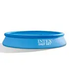 Intex 10' x 24" Foot Easy Set Inflatable Circular Vinyl Swimming Pool, Blue