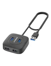 [Mbeat] Black 4-Port USB-A 3.0 Hub Portable Splitter Extender
