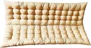 Rocking Chair Cushion, Soft Swing Seat Cushion Thicken Outdoor Chair Cuhion with Backrest, for Garden Patio Bench(Khaki)