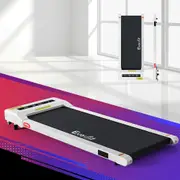 36cm Belt Everfit Electric Treadmill Walking Pad Under Desk Home Gym Fitness White