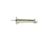 POLISHED NICKEL Heavy duty Solid Brass DOOR STOP Baseboard wall bumper BDS325U14