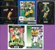 BRETT FAVRE lot 5 different cards '22 '23 - Prizm Select - Press Proof - Packers