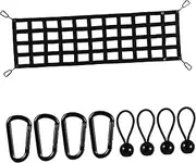 WEKADRIN Cargo Net for Truck Bed High Reliability Rear Cargo Netting for Secure Storage Pickup Trucks Suvs Cars Versatile and Safe for Grocery Runs Sports Equipment