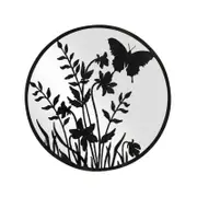 Willow & Silk Laser-cut Butterfly Inspired Mirror Accent Indoor Wall Art