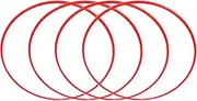 Haofy 4Pcs Red Wheel Rim Protector Aluminum Alloy Scratch Resistant Car Rim Rings Enhances Style with Self-Adhesive Design for 19 Inch Car Wheels
