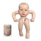 19" Painted Reborn Doll Kit w/ Eyes Soft Cloth Body Loulou Unfinished Doll Parts