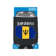 Barbados Country Flag Nationality - Stubby Holder With Base