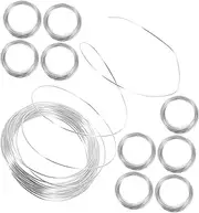10 Rolls Bonsai Tree Training Wires 1.0mm Aluminum Wires Flexible Safe for Bonsai Art DIY Crafts