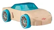 Automoblox Collectible Wood Toy Cars and Trucks - Mini C11 Nebulous, Aqua...
