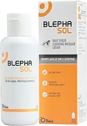 Blephasol Micellar Eyelid Cleansing Lotion | Effective and Gentle Cleansing for Make-Up Removal, Inflamed and Sensitive Eyelids | Soap & Alcohol-Free | 100ml