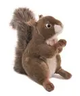 HANSA Red Squirrel Plush Toy 17x9x16cm Acrylic 3395